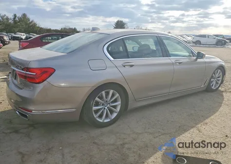 2017 BMW 740 Xi z USA, uszkodzony, nr VIN WBA7E4C52HGU99379